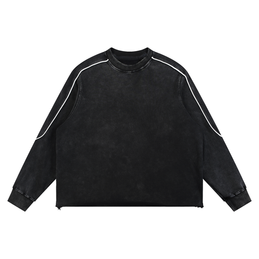 Raw Hem Sweatshirt