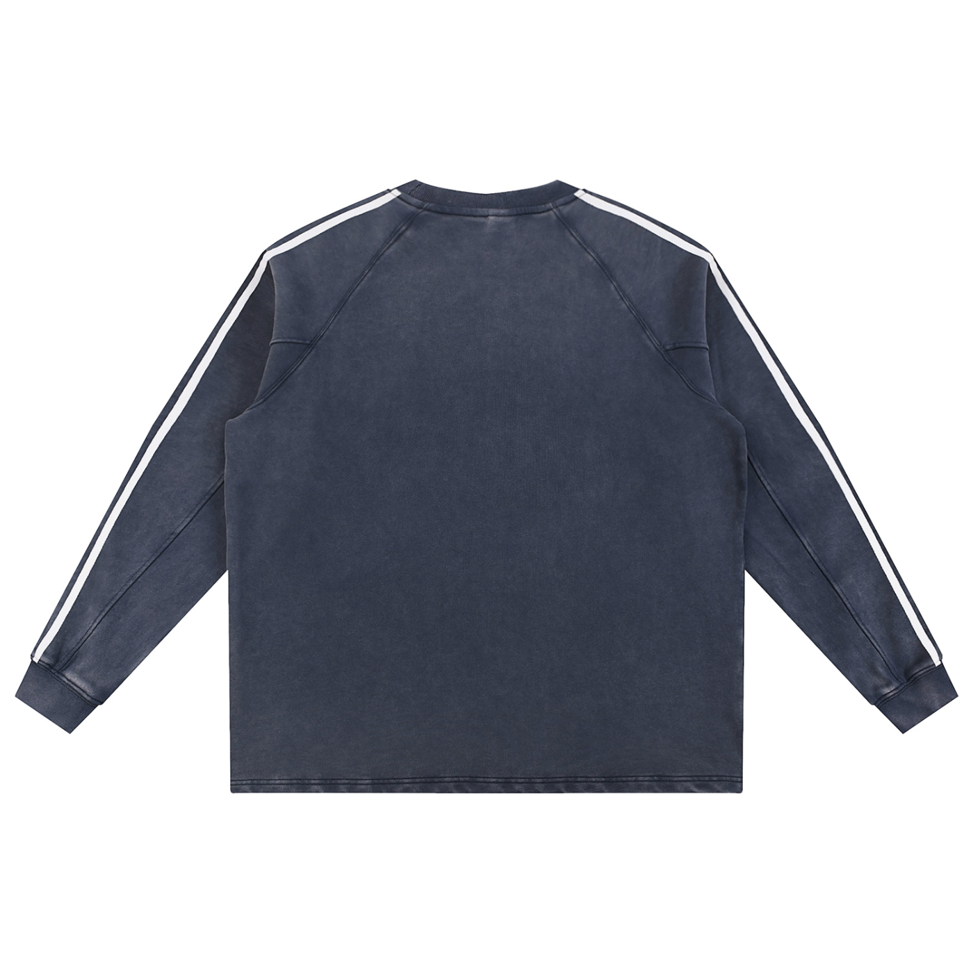 Snow Washed Striped Sweat