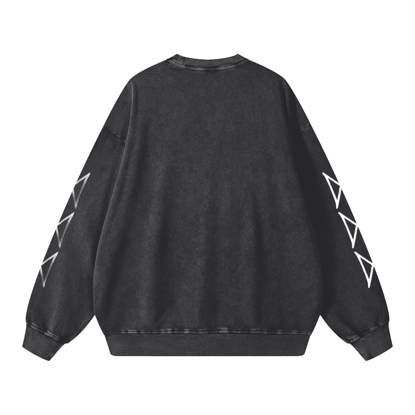 Dark Cells Acid Wash Sweatshirt
